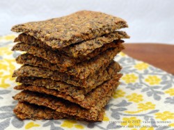 Chia Flax Crackers