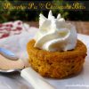 Pumpkin Pie Cheesecake Bites