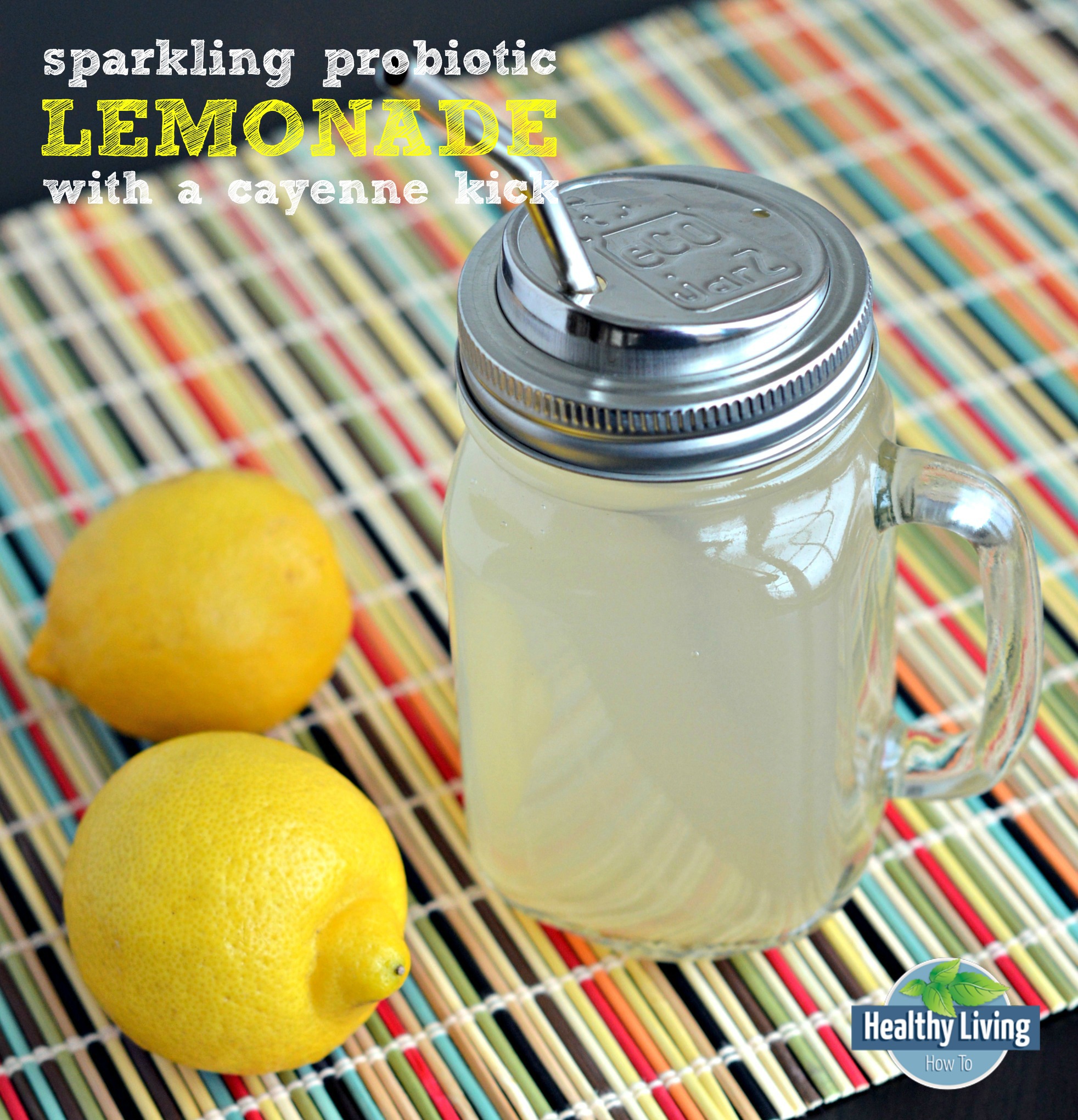 Sparkling Probiotic Lemonade