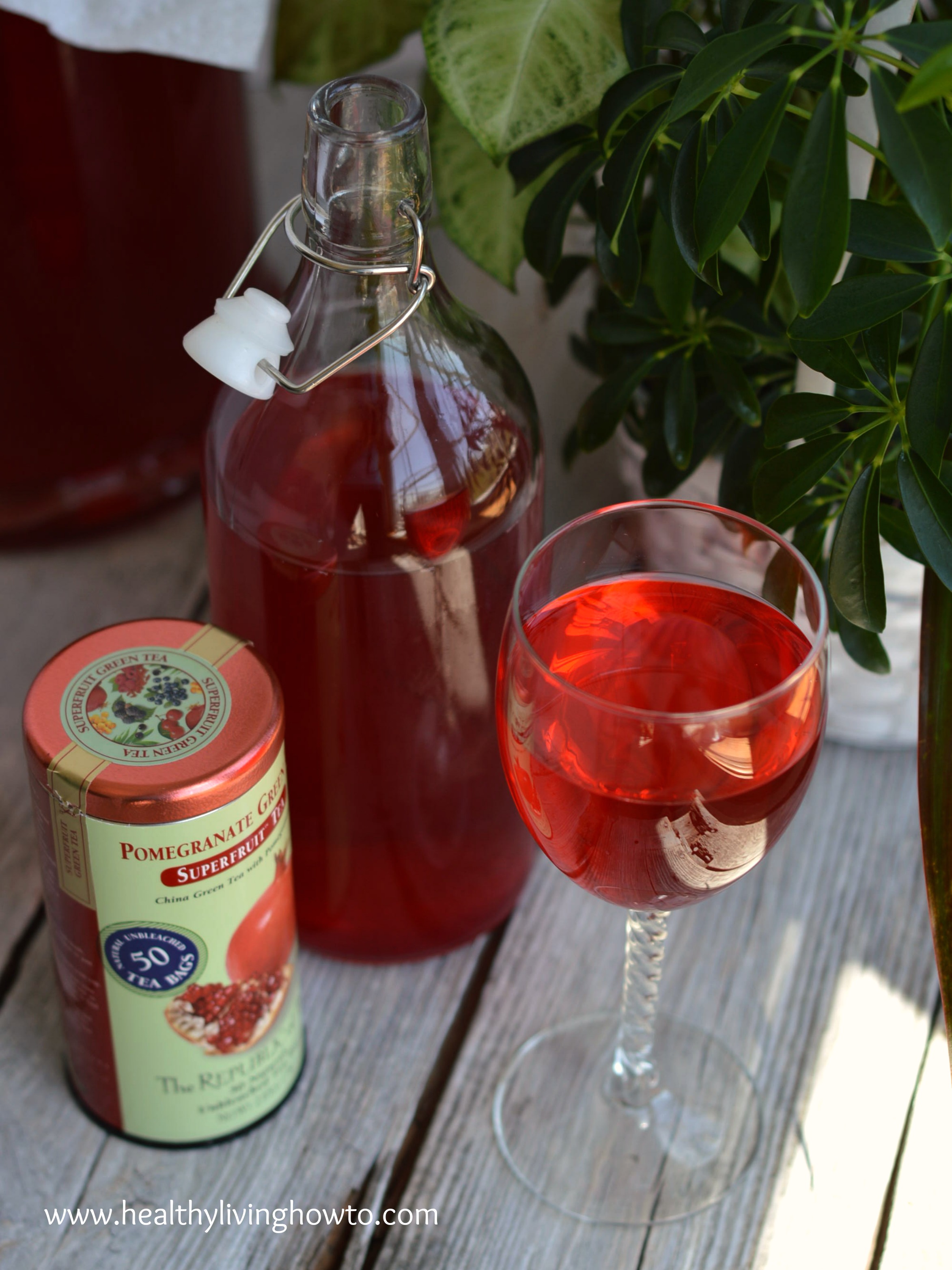 Pomegranate Kombucha Pomegranate Kombucha