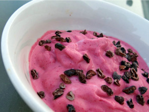 Raspberry Frozen Yogurt