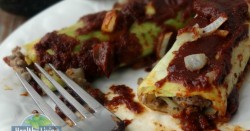 Beef Enchilada Cabbage Rolls