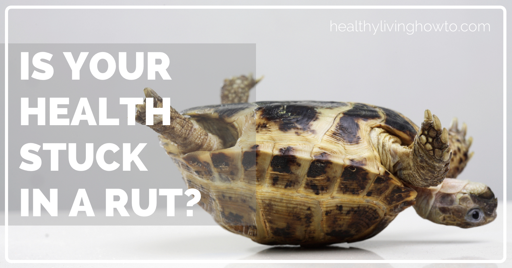 Is Your Health Stuck In A Rut | healthylivinghowto.com