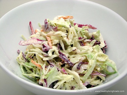 Coleslaw with Homemade Mayonaise