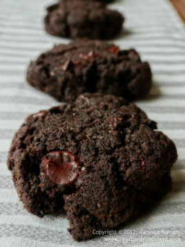 Mint Chocolate Chocolate Chip Cookies Image