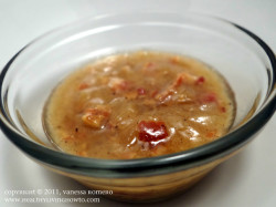 German Fauxtato Salad with Hot Bacon Dressing