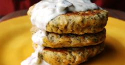 Salmon Cakes with Tartar Sauce