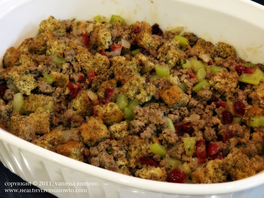 Sausage and Cranberry Stuffing