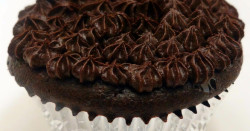 Dark Chocolate Cupcakes with Dark Chocolate Frosting