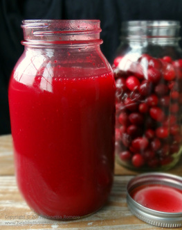 Healthy Cranberry Syrup