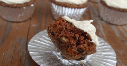 Carrot Cake with Almond Cream Cheese Frosting
