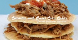Carnitas with Sweet Corn Cakes