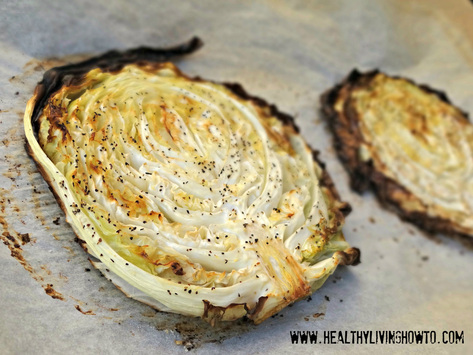 Rustic Oven Roasted Cabbage