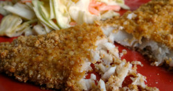 Almond Crusted Walleye