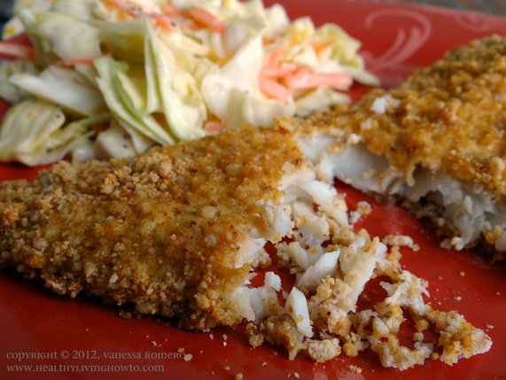Oven Baked Breaded Fish Image