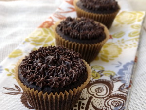 doublemochacupcaketrio low-carb chocolate cupcakes
