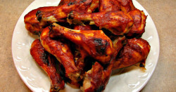 Chicken Drummies with Barbecue Sauce