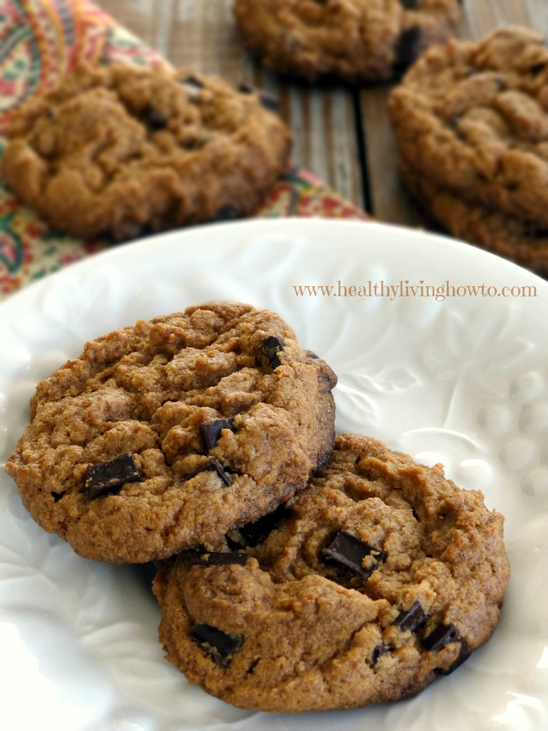 Almond Butter Chocolate Chip Cookies