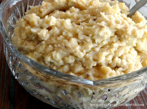 Mashed Garlic Caulitatoes