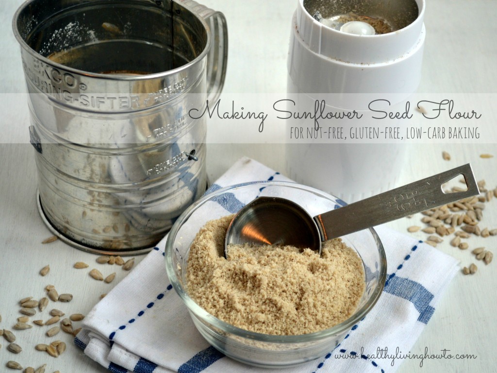 Making Sunflower Seed Flour Making Sunflower Seed Flour