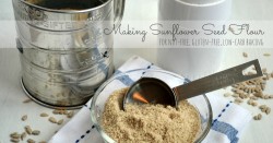 Making Sunflower Seed Flour
