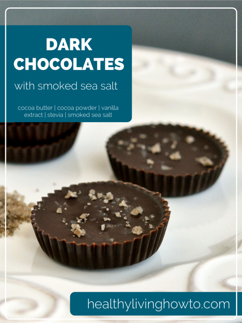 Dark Chocolates With Smoked Sea Salt | healthylivinghowto.com Dark Chocolates With Smoked Sea Salt | healthylivinghowto.com