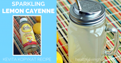 Kevita KopyKat Recipe: Sparkling Lemon Cayenne | healthylivinghowto.com