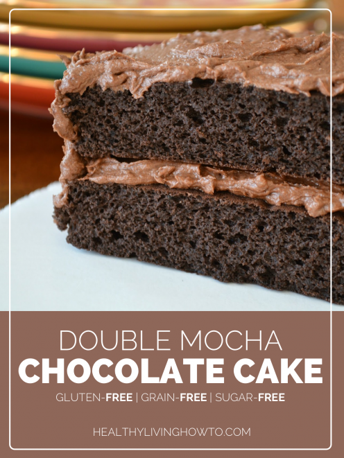Double Mocha Chocolate Cake | healthylivinghowto.com Double Mocha Chocolate Cake | healthylivinghowto.com