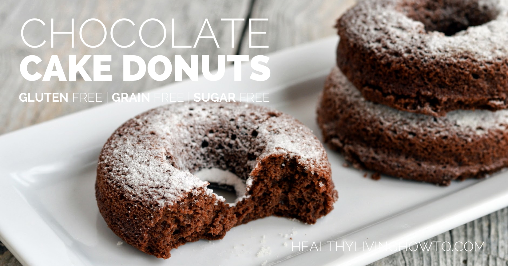 Chocolate Cake Donuts | healthylivinghowto.com