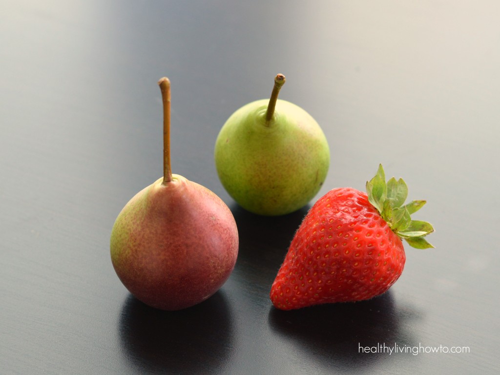 Conference Pears & Strawberry Conference Pears & Strawberry