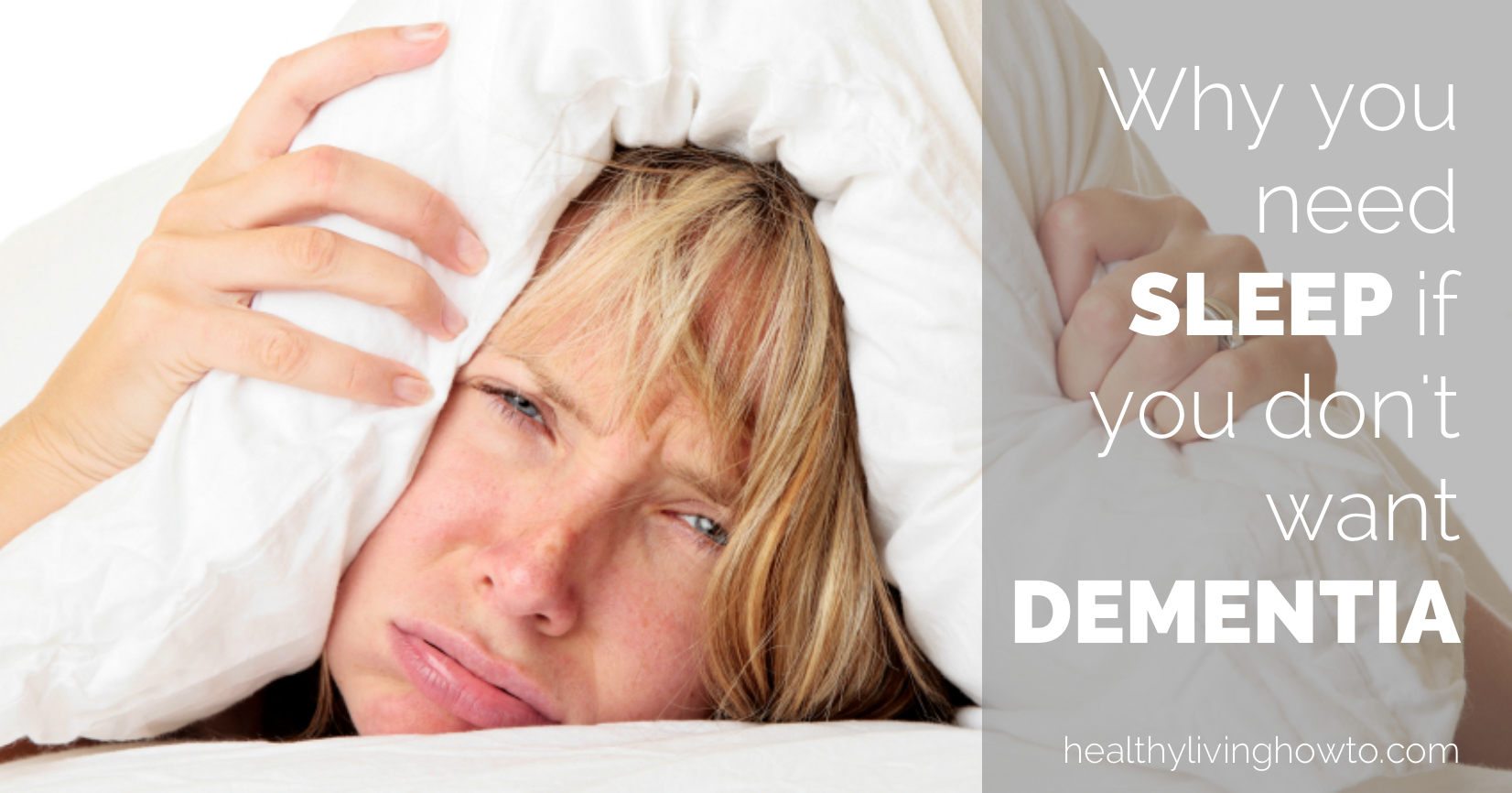 Why You Need Sleep If You Don't Want Dementia