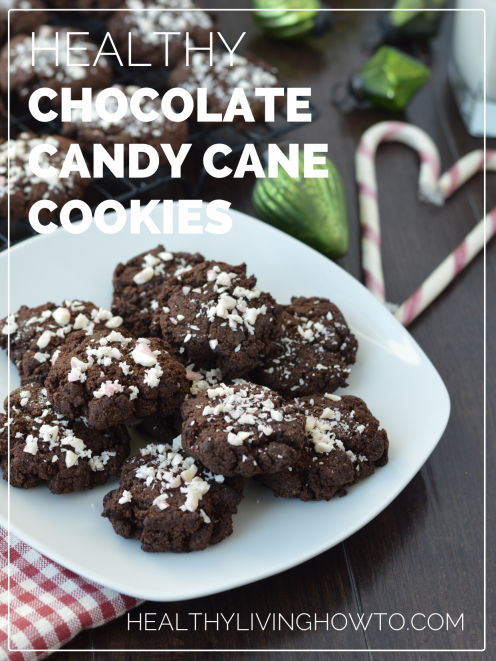 Healthy Chocolate Candy Cane Cookies | healthylivinghowto.com Healthy Chocolate Candy Cane Cookies | healthylivinghowto.com