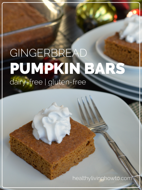 Gingerbread Pumpkin Bars | healthylivinghowto.com Gingerbread Pumpkin Bars | healthylivinghowto.com