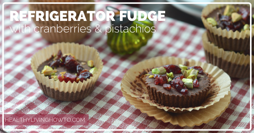 Healthy Refrigerator Fudge | healthylivinghowto.com