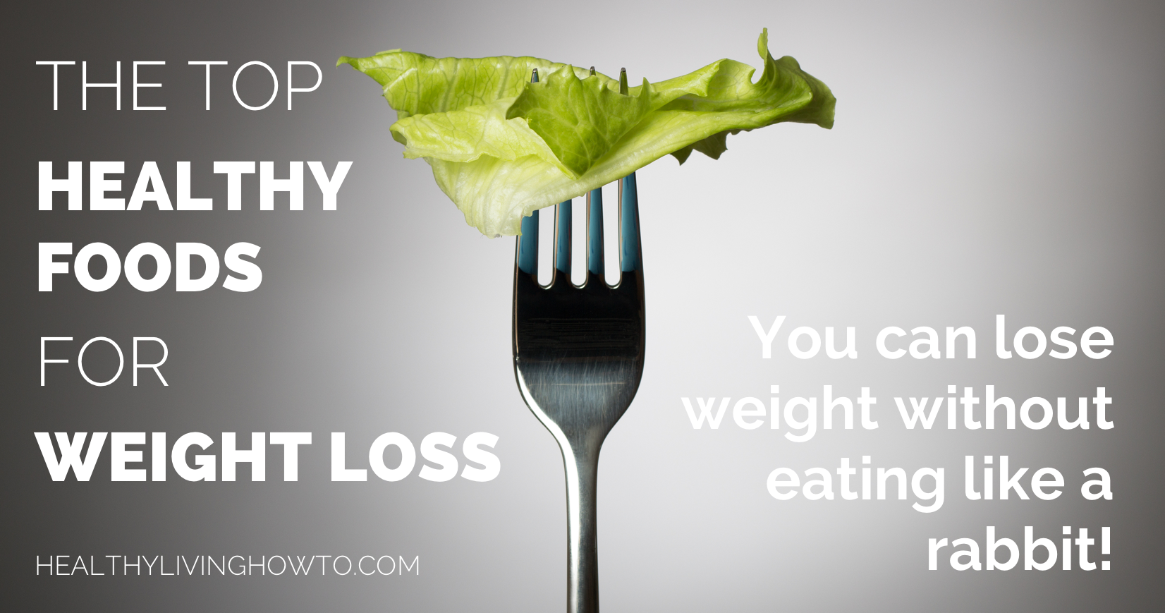 The Top Healthy Foods For Weight Loss | healthylivinghowto.com