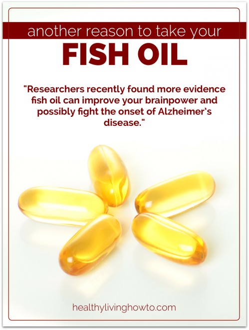 Another Reason To Take Your Fish Oil | healthylivinghowto.com Another Reason To Take Your Fish Oil | healthylivinghowto.com
