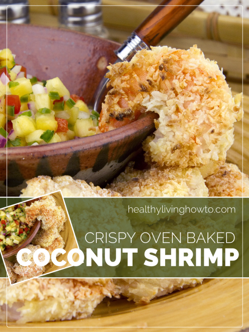 Crispy Oven Baked Coconut Shrimp | healthylivinghowto.com Crispy Oven Baked Coconut Shrimp | healthylivinghowto.com