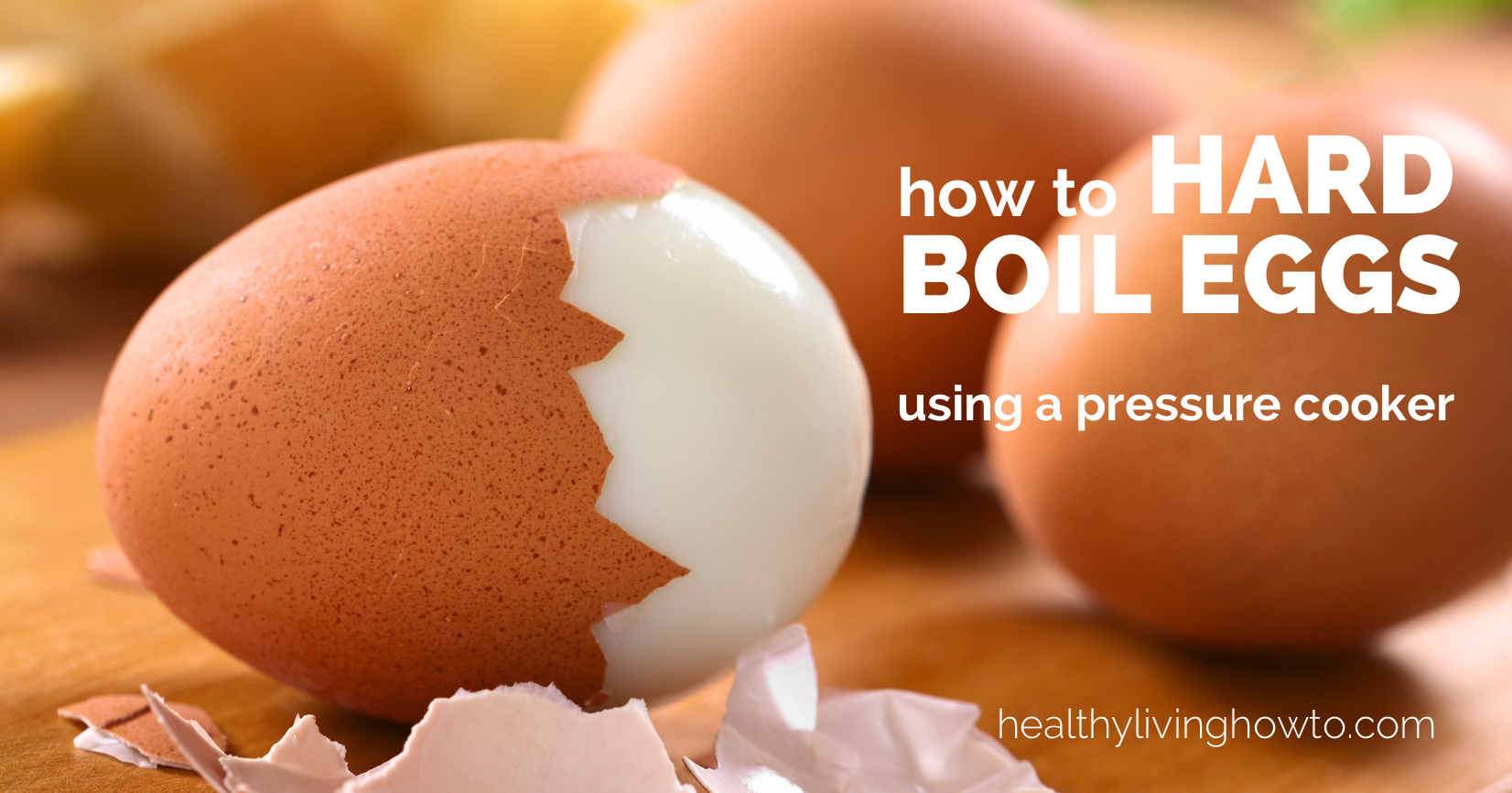How To Hard Boil Eggs Using A Pressure Cooker | healthylivinghowto.com