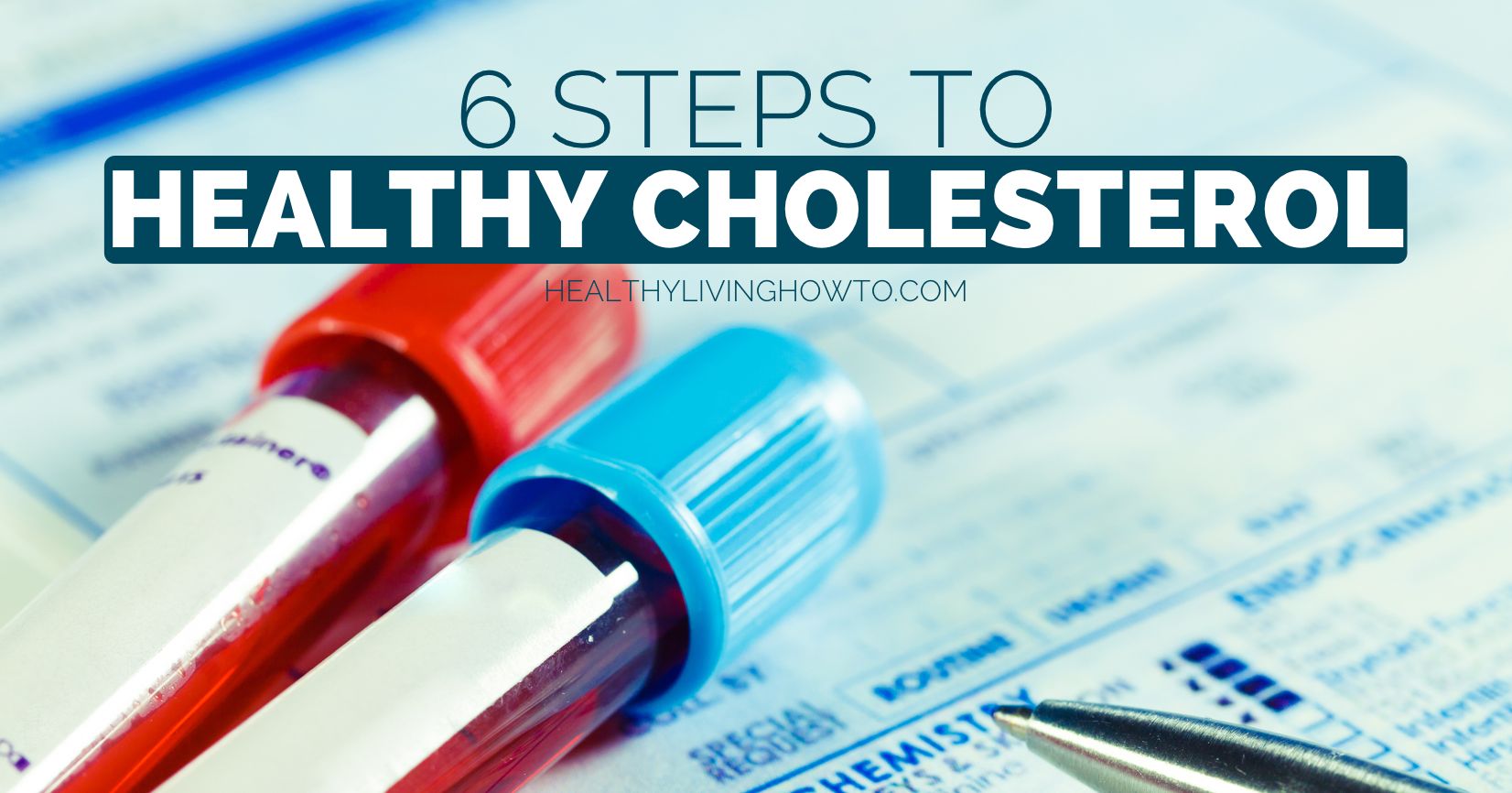 6 Steps To Healthy Cholesterol | healthylivinghowto.com