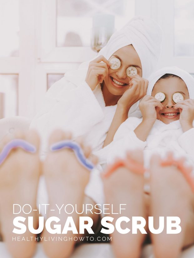 DIY Sugar Scrub | healthylivinghowto.com