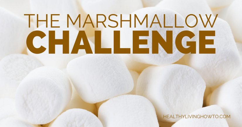 The Marshmallow Challenge | www.healthylivinghowto.com