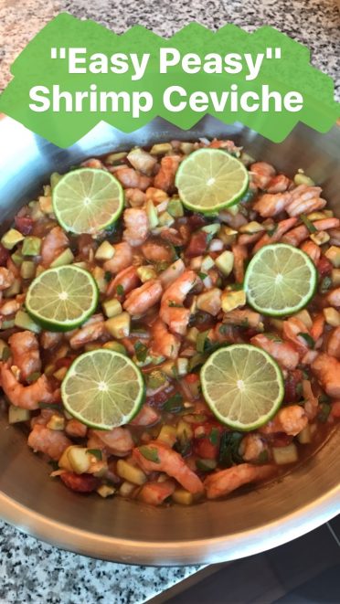 Easy Peasy Shrimp Ceviche | healthylivinghowto.com