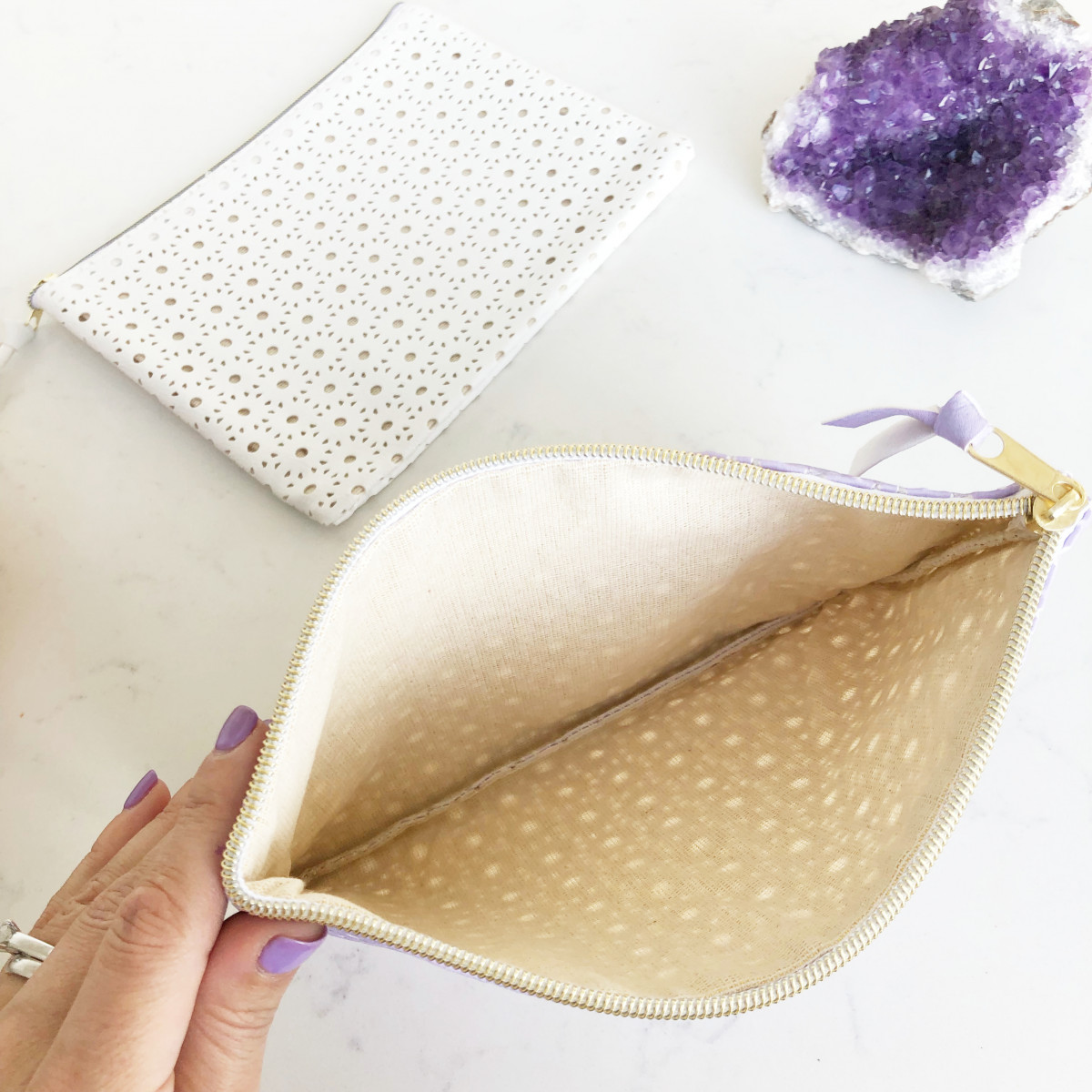 Faux Leather Essential Oil Pouch Lavender Healthy Living How To