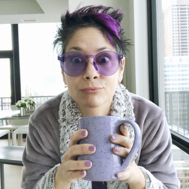 Purple Sunglasses | vanessaraeromero.com